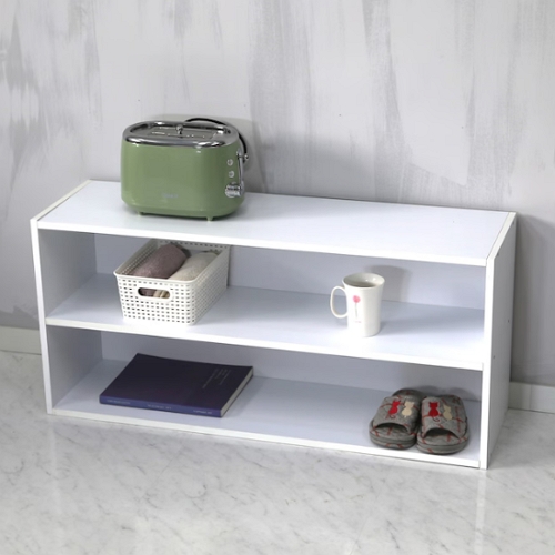 수납 교구 2단 책장 1000