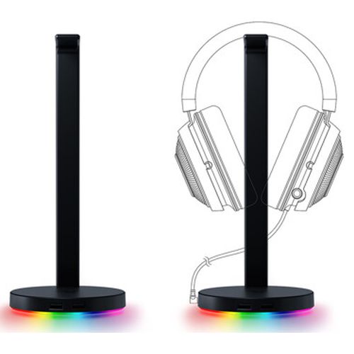 Razer Base Station V2 Chroma 클래식 헤드셋 거치대 (정품)_이미지