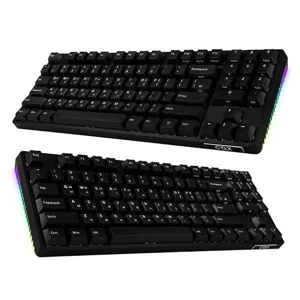 COX CK89 PBT 게이트론 기계식 누메릭 게이밍 키보드 (황축)