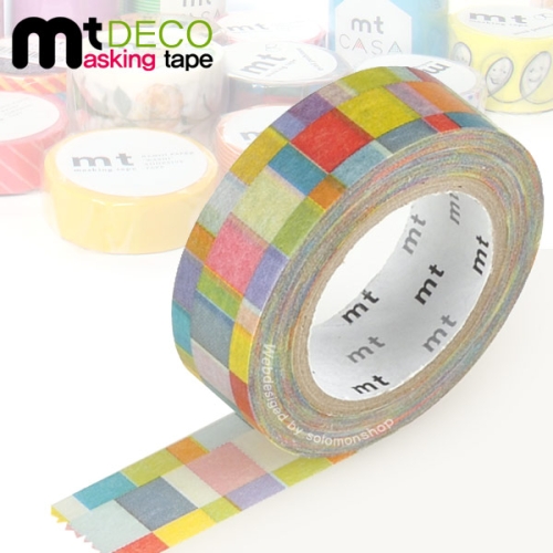 솔로몬샵 마스킹테이프 데코1P_01D176 모자이크