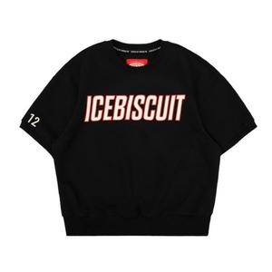 레터 그래픽 루즈 반팔맨투맨 IB42MR803