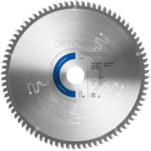 페스툴 금속용 원형톱날 HW 254x2.4x30 TF80 A 575978_이미지