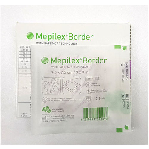 멘리케헬스케어 메피렉스 보더 플렉스 7.5x7.5cm (5매)_이미지