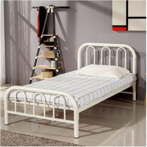 가구타운 DW102 철제 단층 침대 SS+철망받침대 (매트별도)