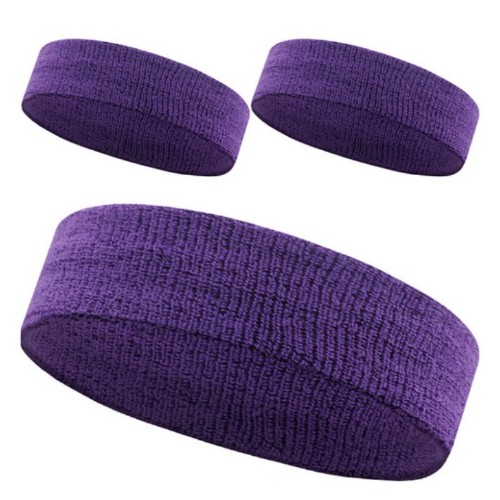 이그니스 스포츠 헤어밴드 3개 (퍼플)