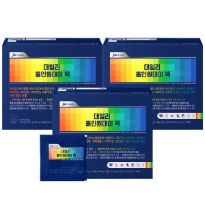 JW중외제약 데일리 올인원데이 팩 2g 30포 (3개)