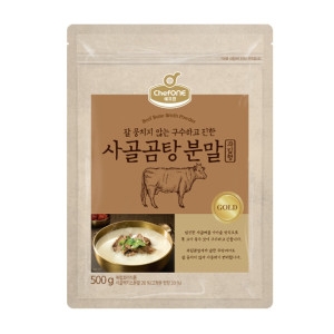 쉐프원 사골곰탕 분말 500g 감자탕 사골 곰탕 순대 국물 베이스용