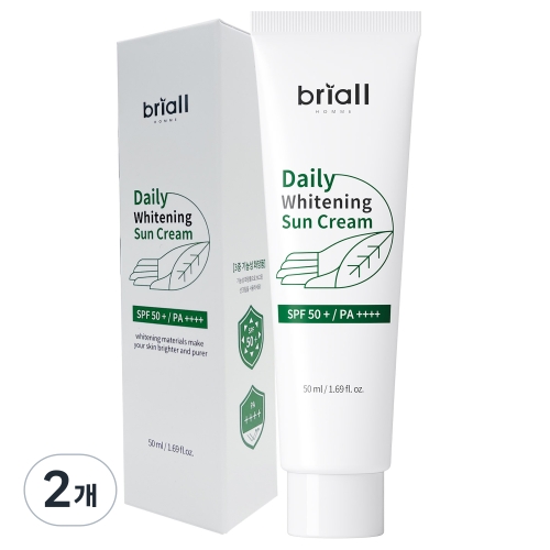 브리올옴므 데일리 화이트닝 선크림 50ml (2개)