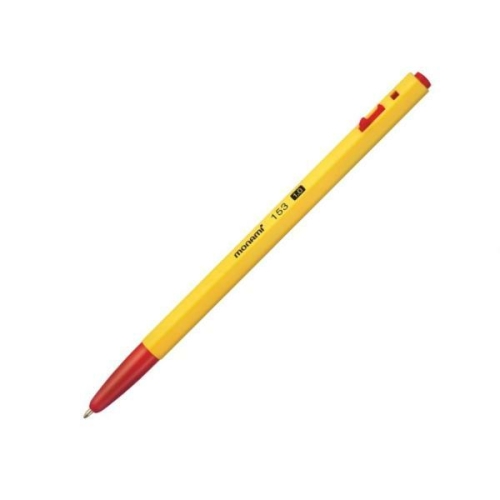 모나미 뉴153볼펜 적색 12자루 1.0mm_이미지
