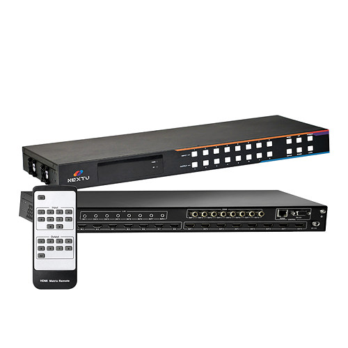 이지넷유비쿼터스 NEXTU 매켄다 8:8 HDMI 매트릭스 스위치_이미지