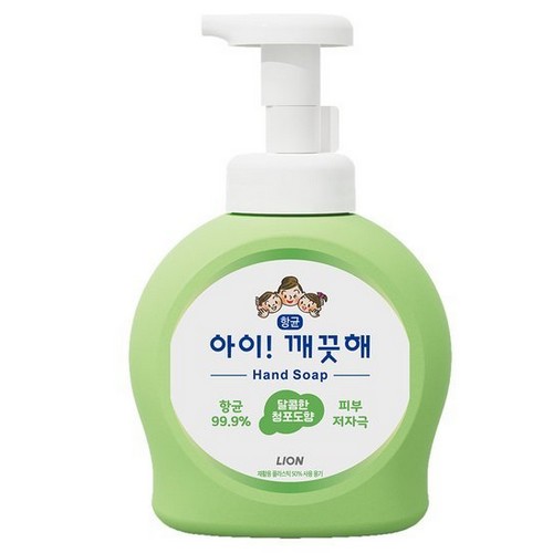 아이깨끗해 폼 핸드솝 청포도향 490ml이미지입니다. 누르면 해당 게시물로 새창이동합니다.