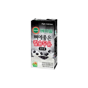 정식품 베지밀 뼈에 좋은 칼슘두유 검은콩 190ml (24개)