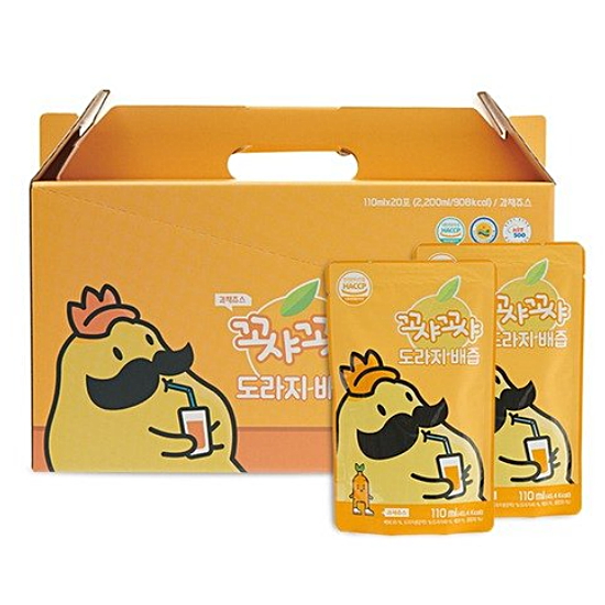  아름답게그린배영농조합법인 꼬샤꼬샤 도라지 배즙 110ml 20포 [1개]