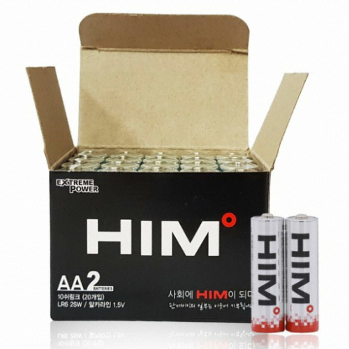 HIM 알카라인 AA (벌크)이미지입니다. 누르면 해당 게시물로 새창이동합니다.