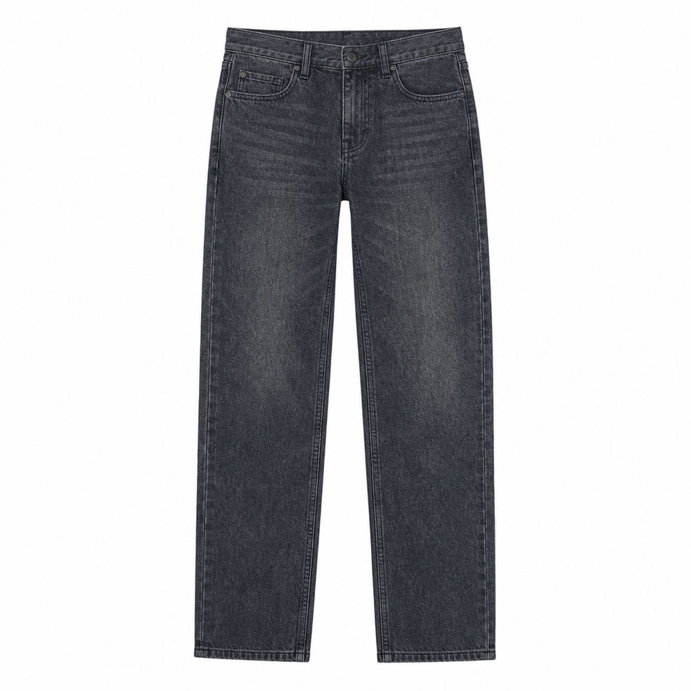  남성 리미드 데일리 빈티지 워싱 스트레이트 청바지 DMG-PTA-Q4552398