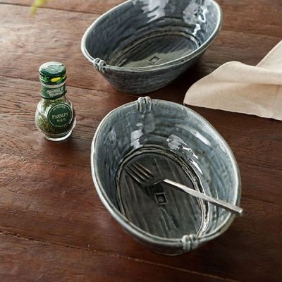 이진 돌비 블루 고리 타원볼 25.5cm_이미지