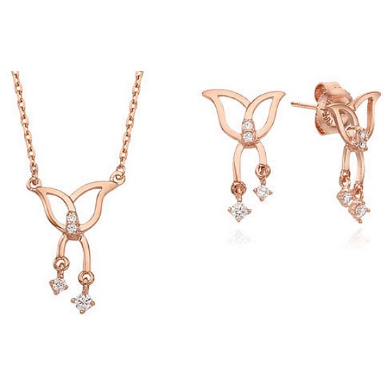 신라보석 티르리르 뮤즈 튤리 드롭 실버핑크 주얼리세트 TSSSVP13144S