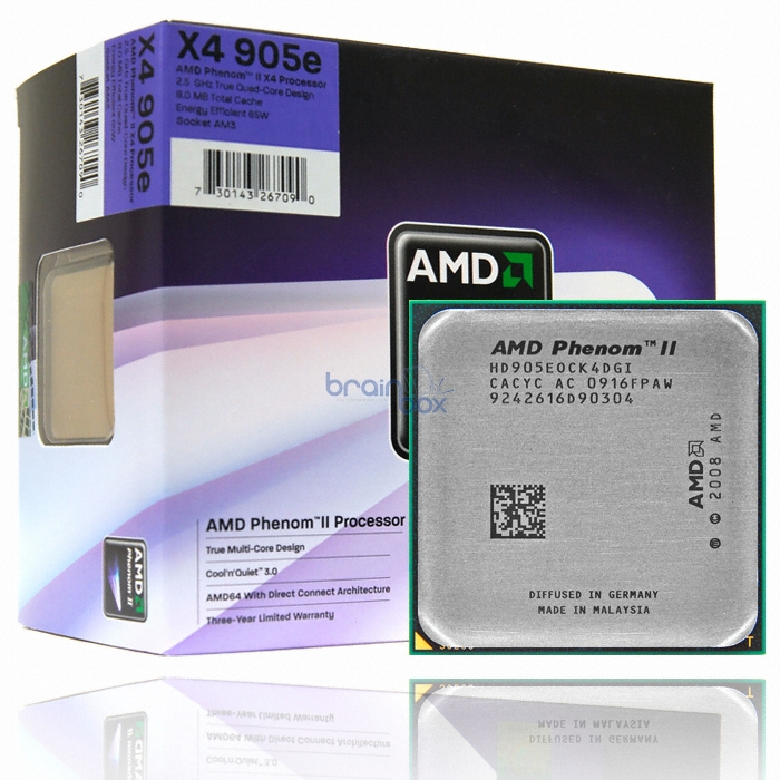 AMD 페넘II-X4 905e (데네브) (정품)_이미지