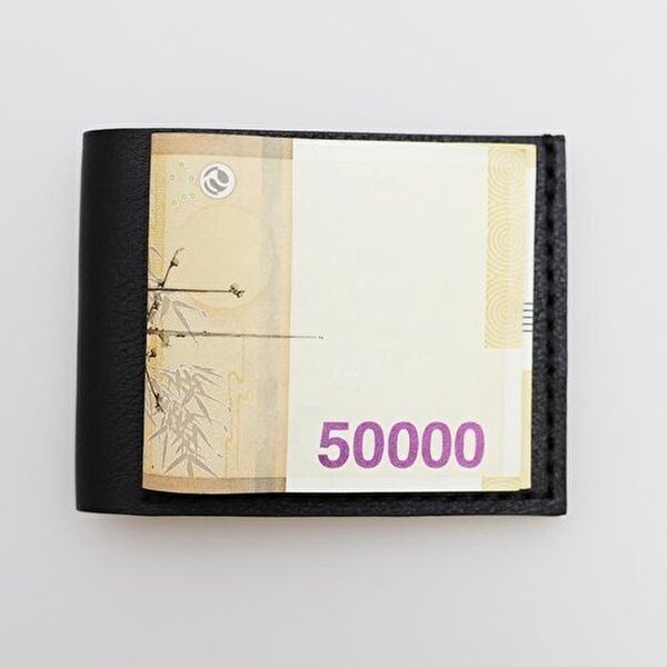 셀러허브 패션 수제 가죽 딱지폐크기 슬림 미니 지갑 다코타블랙 40008407