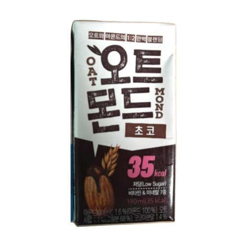 롯데칠성음료 오트몬드 저당 초코 190ml (16개)