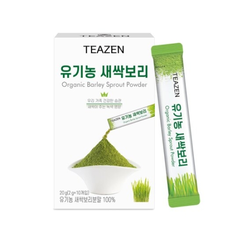 티젠 새싹보리 분말 2g 10포 (1개)_이미지