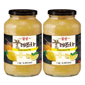 꽃샘식품 꽃샘 꽃샘 꿀레몬차 1kg x 2개_이미지