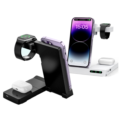 코러시스 iWhere 6in1 무선충전기 IQW-6300D (갤럭시/애플워치용)_이미지