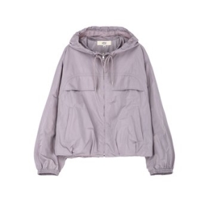 바네사브루노 포켓배색 후드 캐주얼점퍼_VLJU5B201I2_이미지