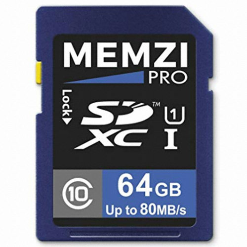 Memzi SDXC CLASS10 UHS-I PRO 80MB/s (해외구매,64GB)_이미지