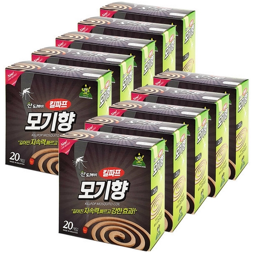 산도깨비 킬파프 <b>모기</b>향 10개입