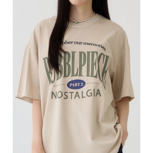 피그먼트 버블피스 세컨드 리멤버 티셔츠 샌드베이지 1956935_이미지