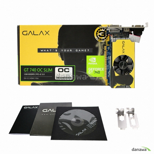 갤럭시 GALAX 지포스 GT740 OC D5 1GB LP_이미지