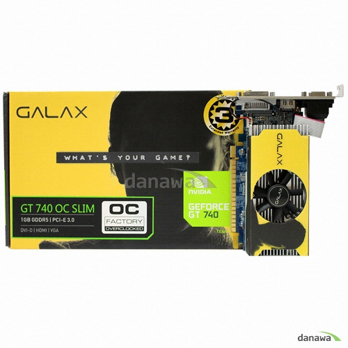 갤럭시 GALAX 지포스 GT740 OC D5 1GB LP_이미지