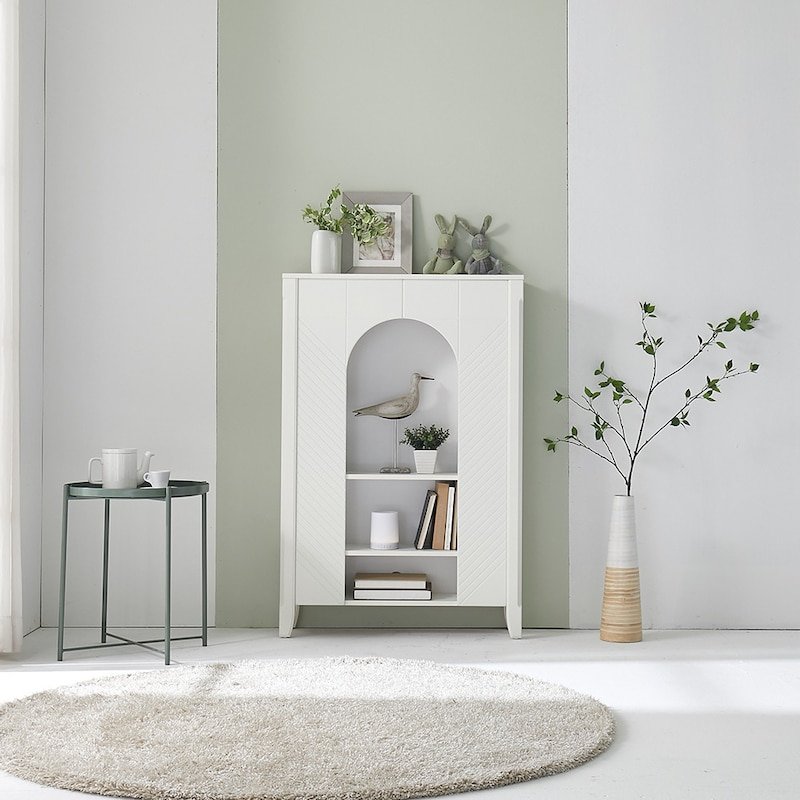 델리아리빙  인테리어 벽난로 콘솔 장식장 1200