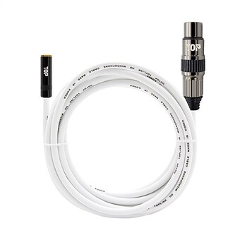 탑라인에이치디 HDTOP 3.5mm 스테레오 to XLR FF 화이트 케이블