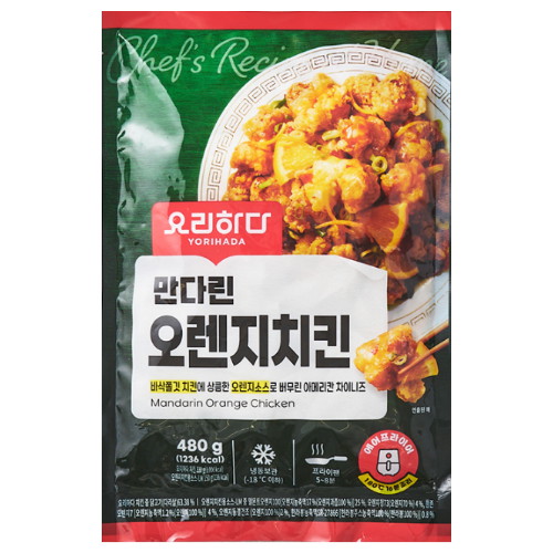 롯데마트 요리하다 만다린 오렌지치킨 480g (1개)_이미지