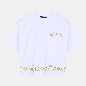 더데이걸 더데이걸 더데이걸 SH05 몰랑이 총총총 지퍼 티셔츠 TGRA2246M_이미지