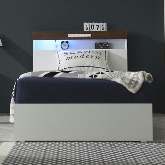 연리지가구 루나 서랍 침대 멀바우 SS (매트별도)_이미지