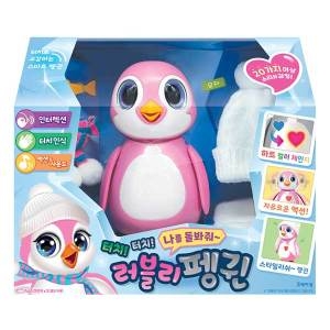 오로라월드 터치터치 나를 돌봐줘 러블리펭귄 핑크_이미지