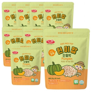 처음먹는 칼슘 현미팝 단호박 20g