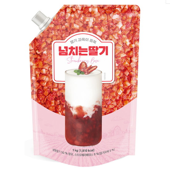 태향 딸기 과육이 듬뿍 넘치는 딸기 1kg (3개)_이미지