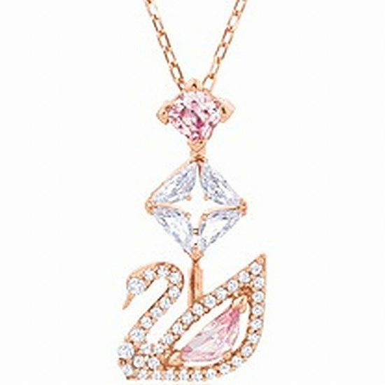 스와로브스키 Dazzling Swan Y 목걸이 5473024_이미지