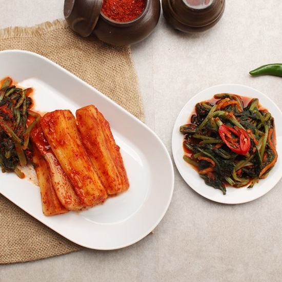 토담 마녀바스켓 마녀 총각김치 2kg+열무김치 2kg (1개)