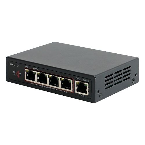 이지넷유비쿼터스 NEXTU POE3495EX 1:4 POE 거리 연장기