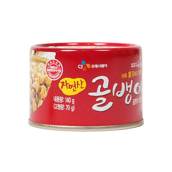 CJ프레시웨이 이츠웰 자연산 골뱅이 140g이미지입니다. 누르면 해당 게시물로 새창이동합니다.