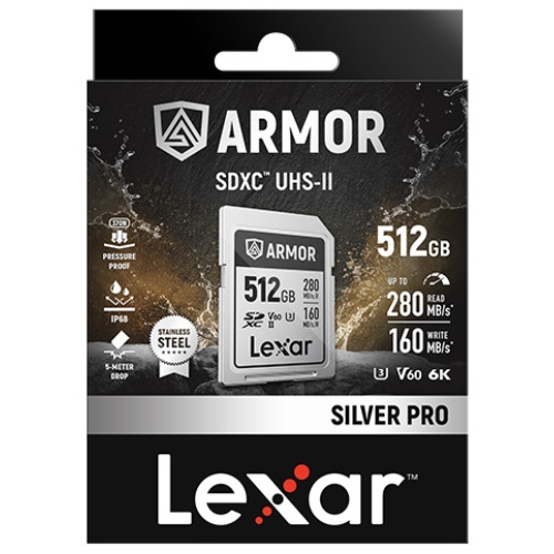 Lexar SD ARMOR SILVER PRO (512GB)_이미지