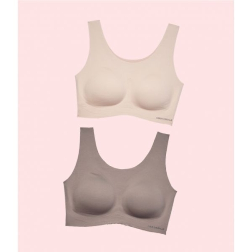 크로커다일 이너웨어 2팩 소프트 나일론모달 패드일체형 U넥 감탄브라 5012527917 4057244_이미지