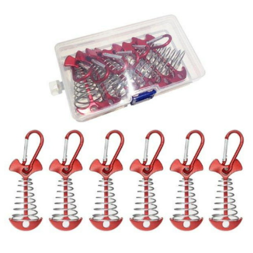 캠핑아지트 롱타입 스프링 오징어 데크팩 6p 세트