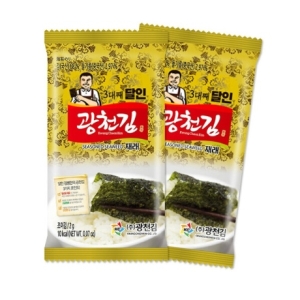 광천김 달인 미니 도시락김 2g (240개)