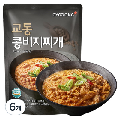 콩비지찌개 500g 6개